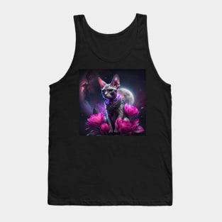 Galactic Sphynx Kitten Tank Top